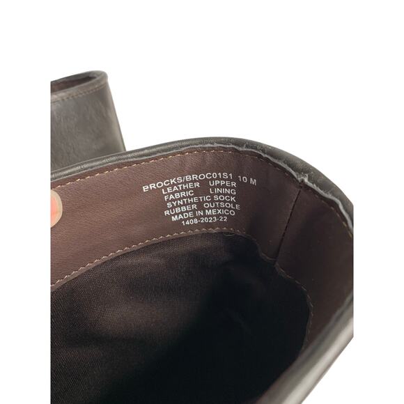 Steve Madden Rocky Distressed Leather Buckle Hardware Tall Moto Engineer Boots - Picture 10 of 16